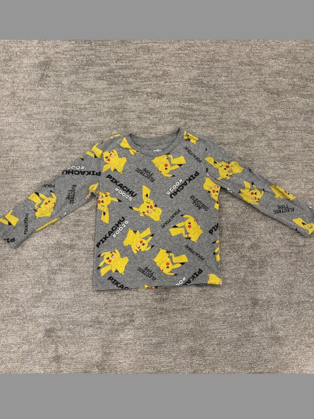 Pokemon Shirt - Pikachu Shirt - Long Sleeves - Cool Pokemon Graphic